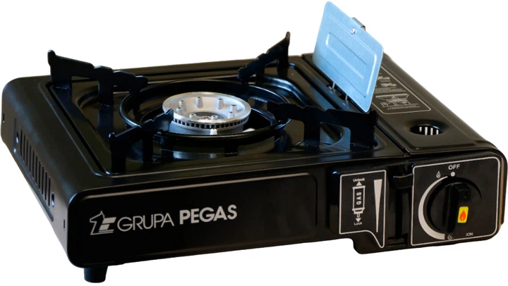 Grupa Pegas Portable Tabletop Gas Camping Stove with Piezo Ignition, 1900 W (1961)
